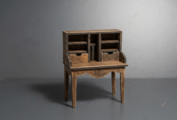 Download Miniature Writing Desk SVG Laser Cut - Desk Collection