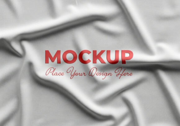 Download Crumpled Fabric Texture Mockup - Texture mockup Collection