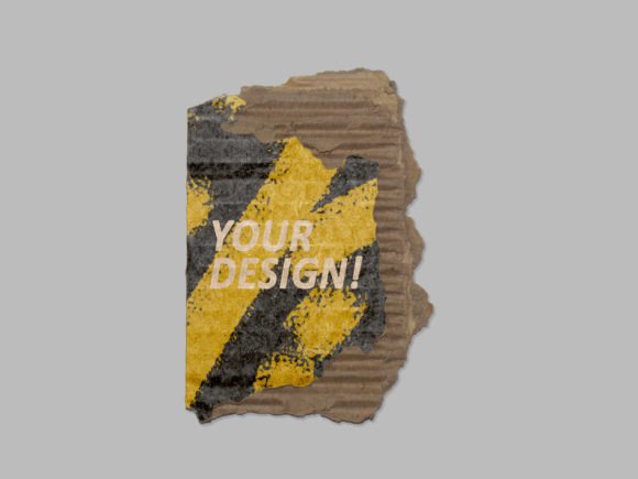 Download Ripped Cardboard Texture Mockup - Texture mockup Collection