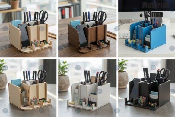 Download Cell Phone Holder with Desk Organizer - Desk Collection