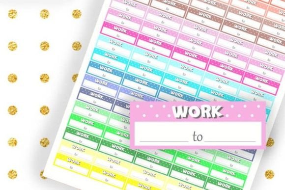 Download Planner Stickers Reminders Work __to__ - Premium Resources