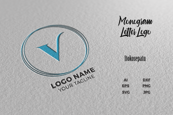 Download Logo Letter V Blue Texture Mockup - Texture mockup Collection
