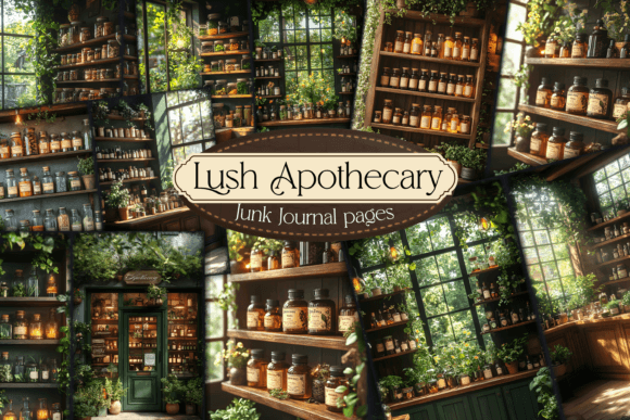 Download Botanical Apothecary Junk Journal Pages - Premium Bundle