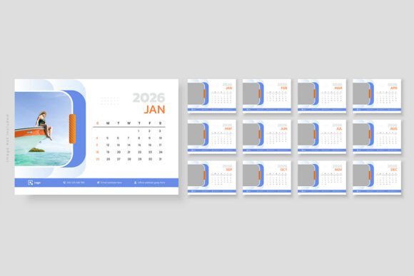Download New Year 2026 Desk Calendar - 2026 desk calendar Collection