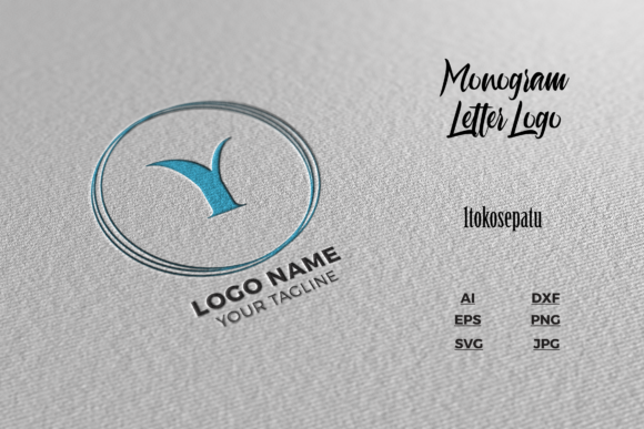 Download Logo Letter Y Blue Texture Mockup - Texture mockup Collection